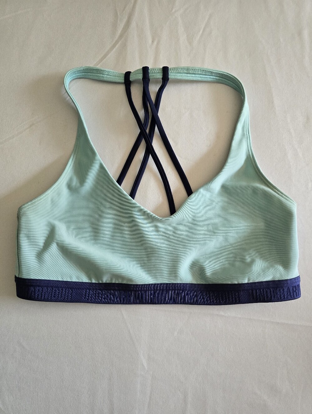 Under Armour Light Blue Sports Bra Size Medium